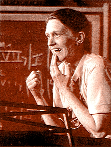 Mrs Cushman teaching musicianship